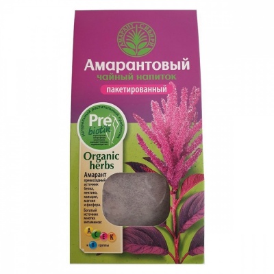 Чай Амарантовый пакетированный (20 пак.х2 гр)