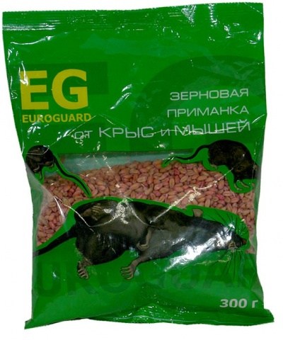 Зерно EUROGARD от крыс, мышей 300 г /30/