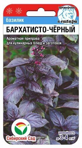 Бархатисто-черный /Сиб.Сад/ 0,5 гр