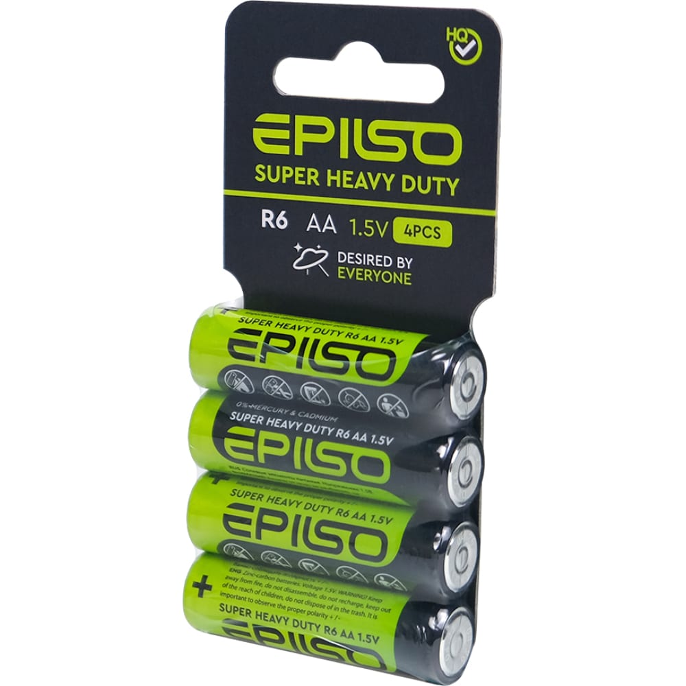 Батарейка EPILSO солян.  АА 4  бл.цена за 1 шт.